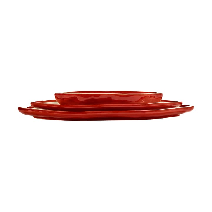 Les Objets Mouleversants brickset 3 delar, Red-white Serax