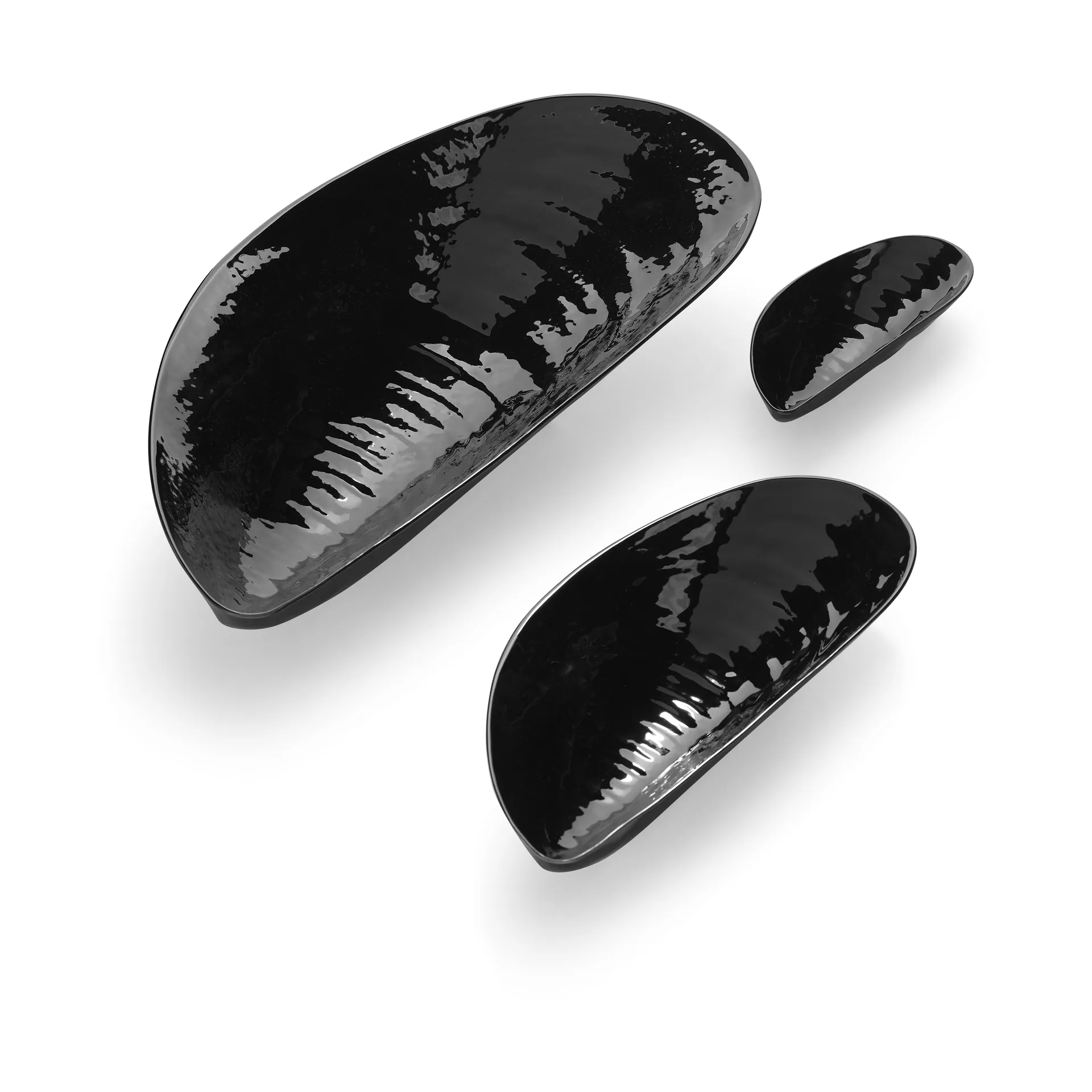 Les Objets Mouleversants Marcel skål L 21,5x46 cm, Black Serax