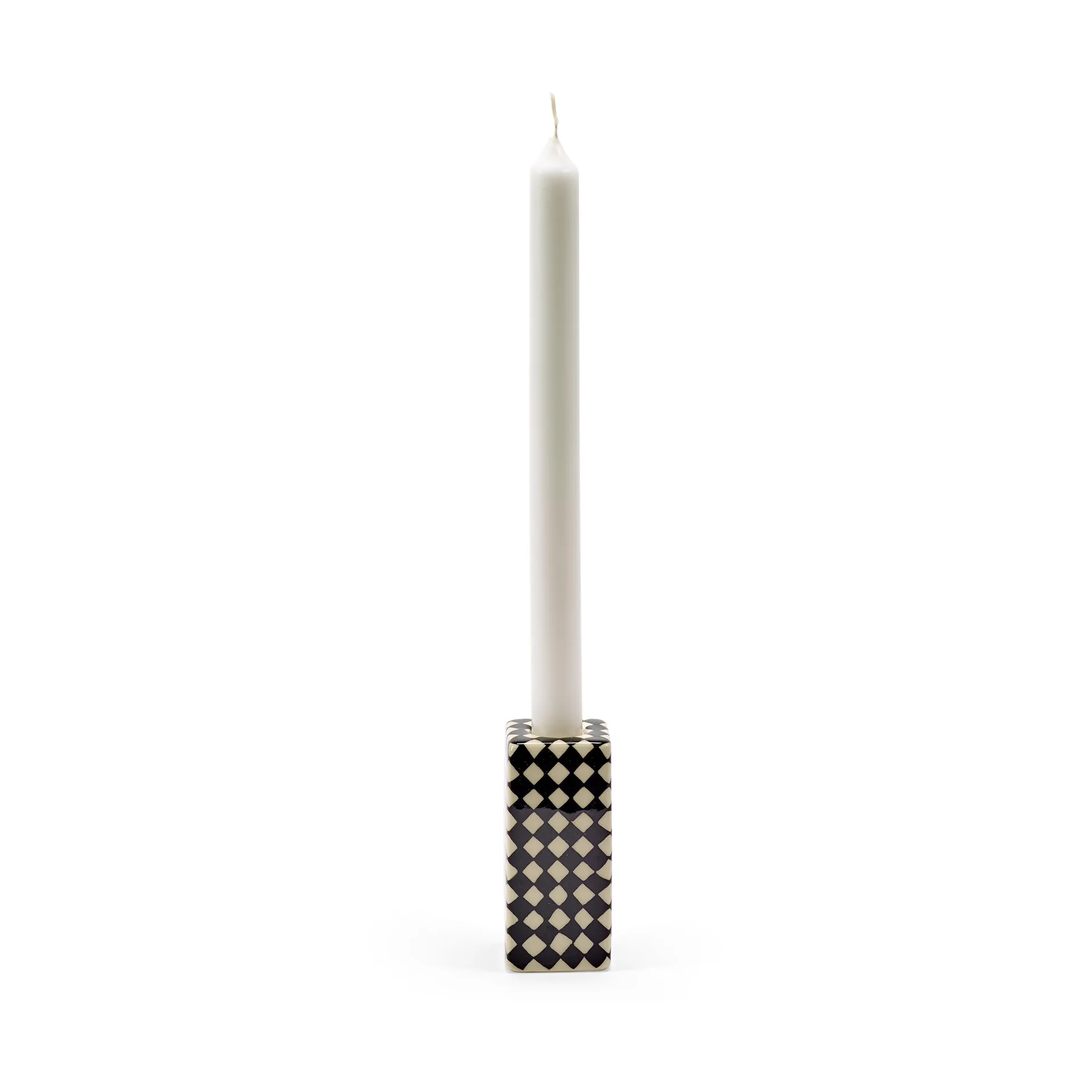 Les Objets Mouleversants N°1 ljusstake, Black-white Serax
