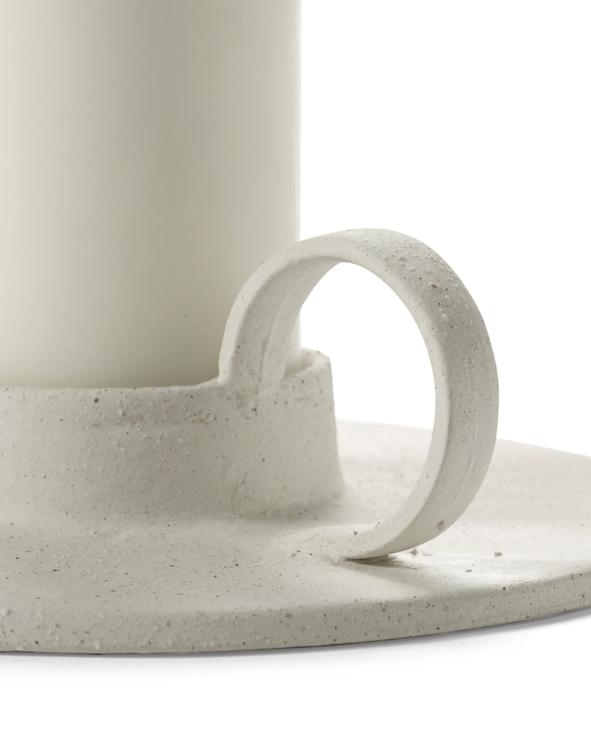 Mira ljusstake L, Beige Serax