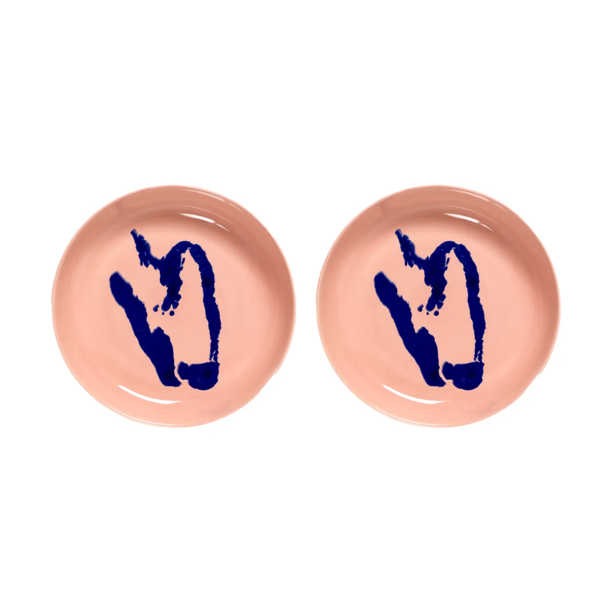 Serax Ottolenghi Feast djup tallrik Ø22 cm 2-pack Pink-pepper blue