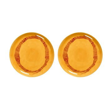 Ottolenghi Feast tallrik L Ø26,5 cm 2-pack - Yellow stripes-red - Serax