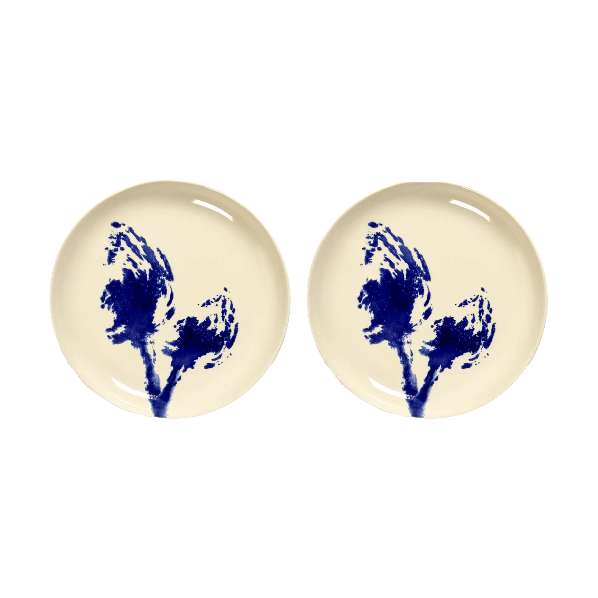 Ottolenghi Feast tallrik S Ø19 cm 2-pack, White-artichoke blue Serax