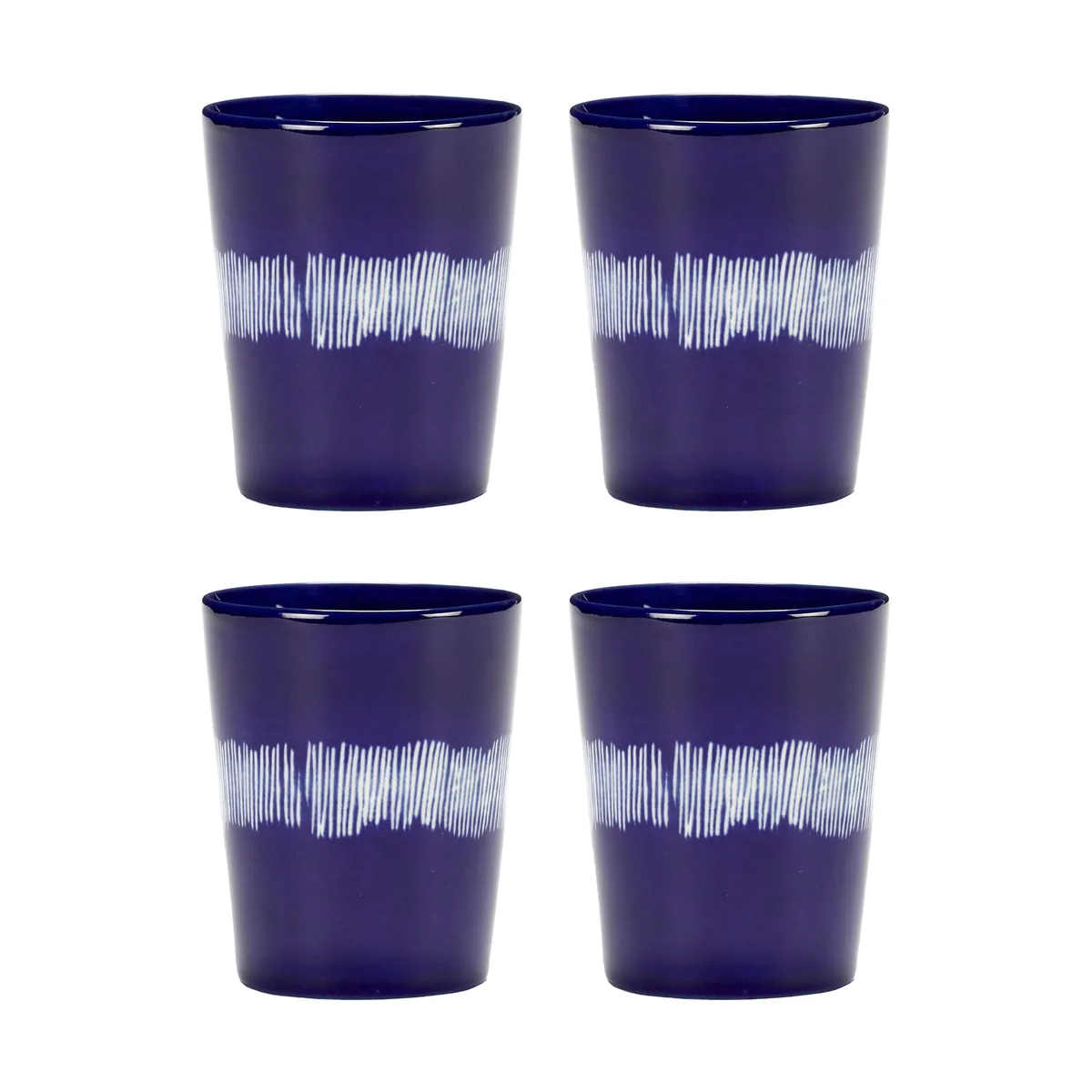 Serax Ottolenghi Feast tekopp 33 cl 4-pack Dark blue-white