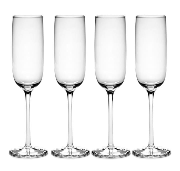 Passe-Partout champagneglas 15 cl 4-pack - Klar - Serax