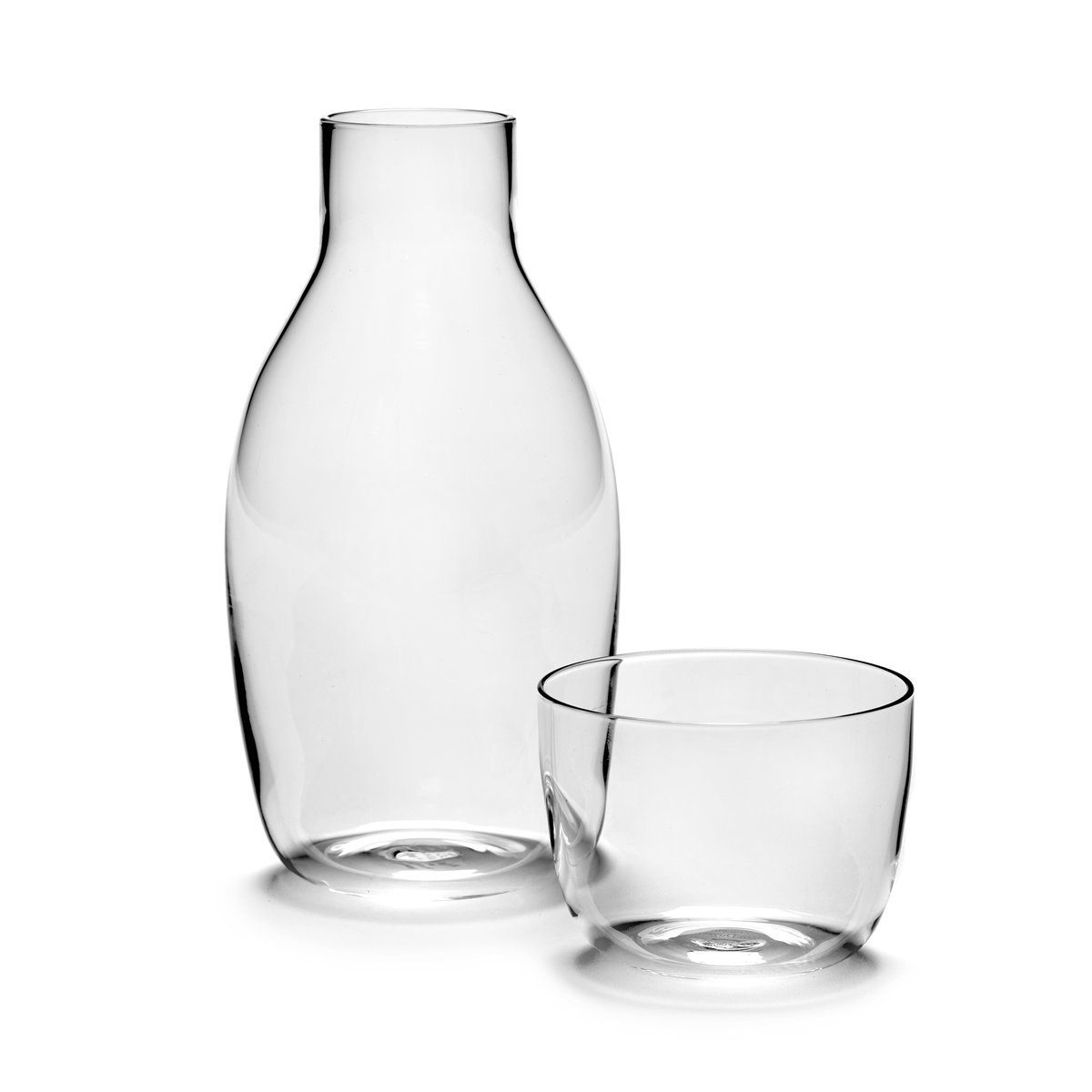 Serax Passe-Partout karaff med dricksglas Klar | Skandinavisk Design | Vattenkaraffer & Kannor | Transparent