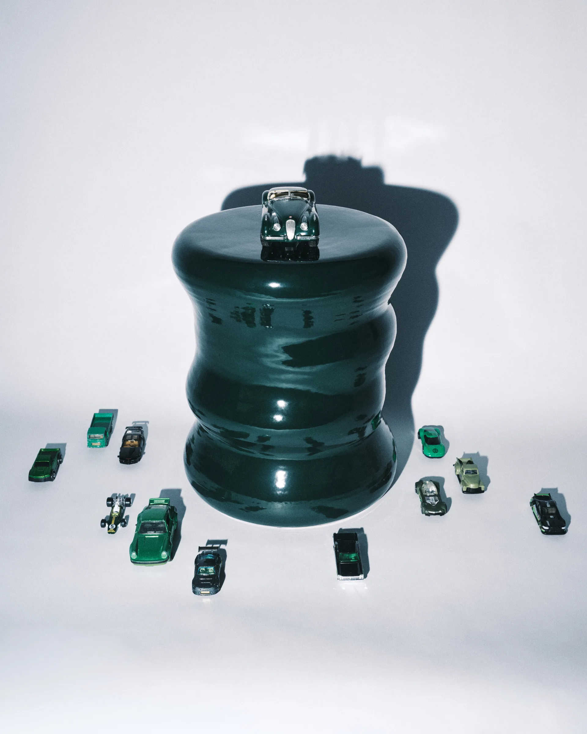 Pawn sidobord Ø29x34 cm, Green Serax