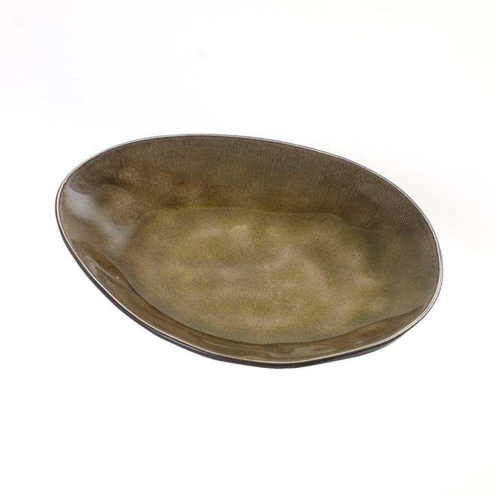 Pure oval tallrik small - Green - Serax