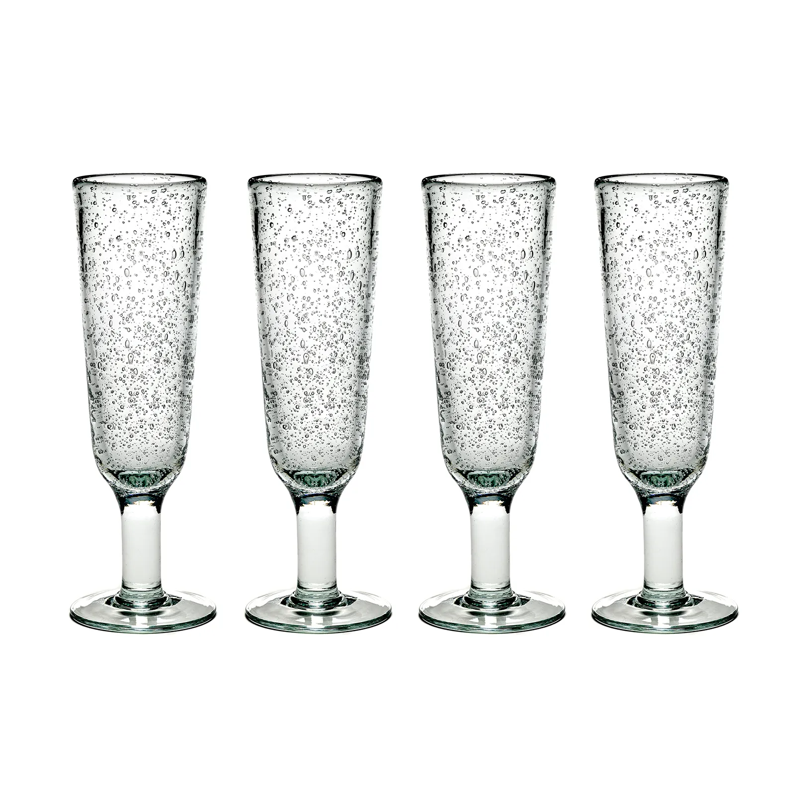 Pure Pascale champagneglas 4-pack Klar,  Serax