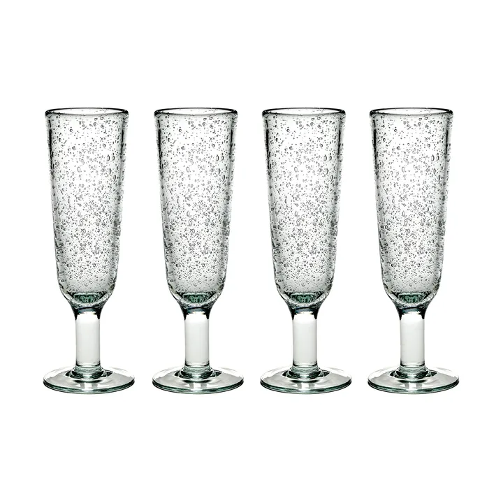 Pure Pascale champagneglas 4-pack Klar - Serax