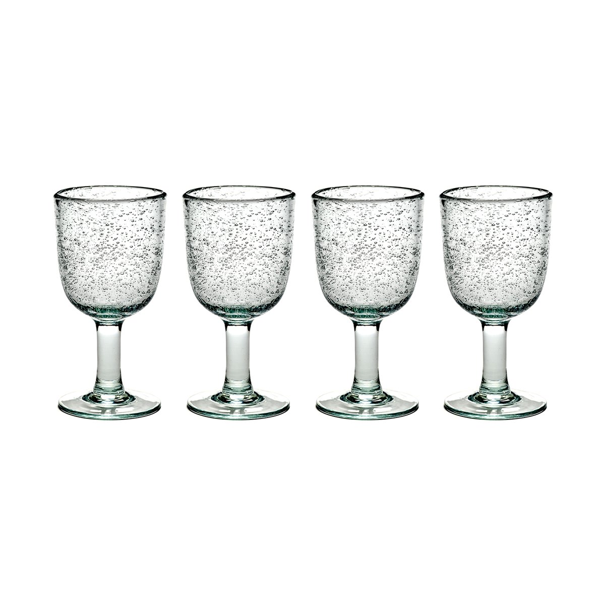 Serax Pure Pascale vitvinsglas 4-pack Klar Klar | Skandinavisk Design | Vinglas | Transparent
