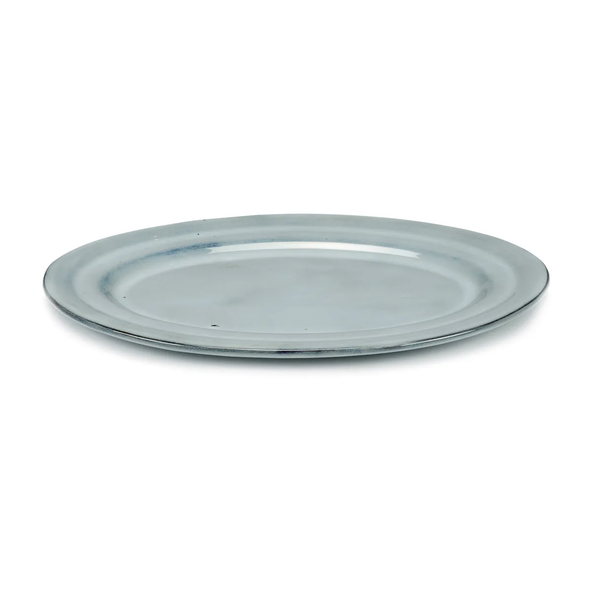 Serax Pure serveringsskål oval glaserad Blue