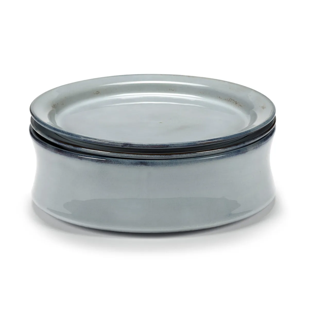 Serax Pure skål och tallriksset 3 delar Blue