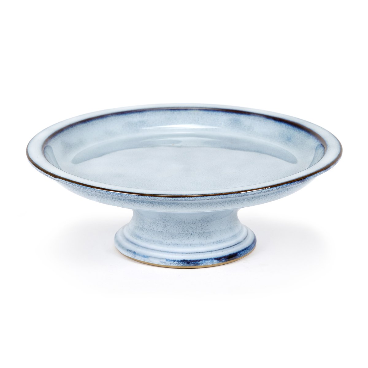 Serax Pure tårtfat glaserad L 23,5 cm Blue | Skandinavisk Design | Tårtfat & Kakfat | Blå