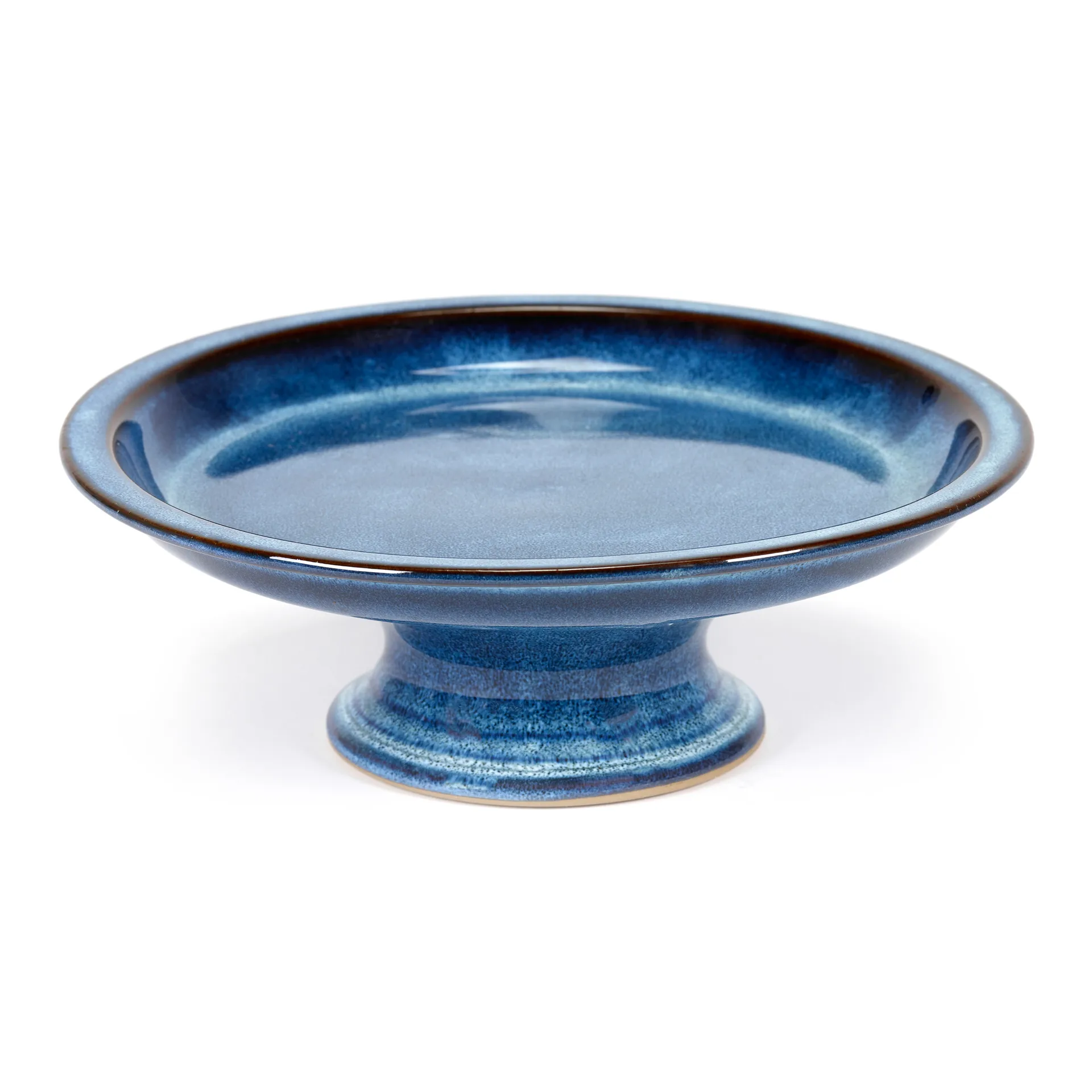 Pure tårtfat glaserad L Ø23,5 cm, Dark Blue Serax
