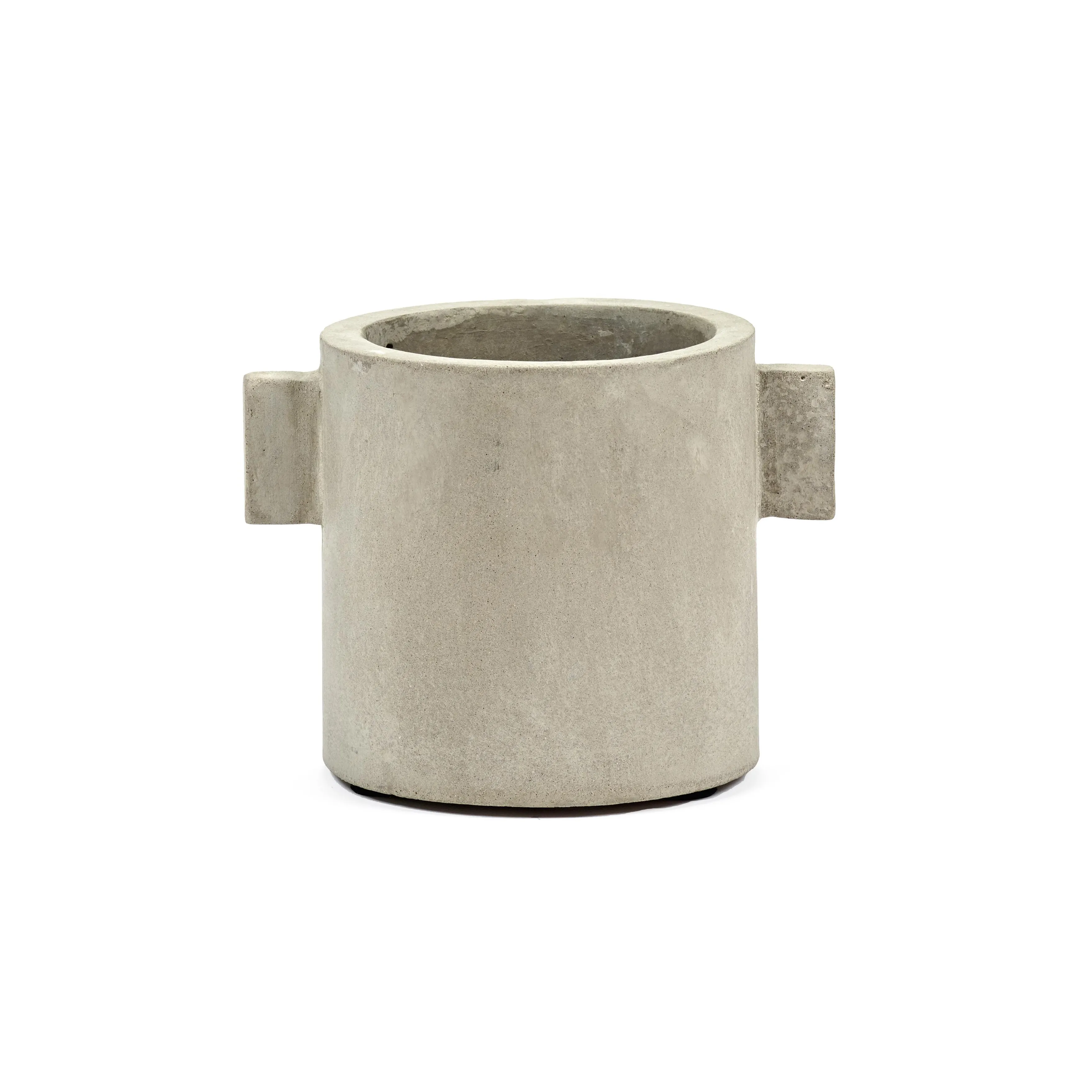 Rond kruka Ø13 cm, Natur