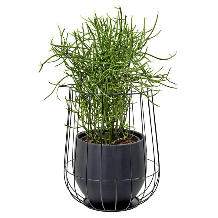 Serax blomkruka i korg Ø37 cm h46 cm - Black - Serax