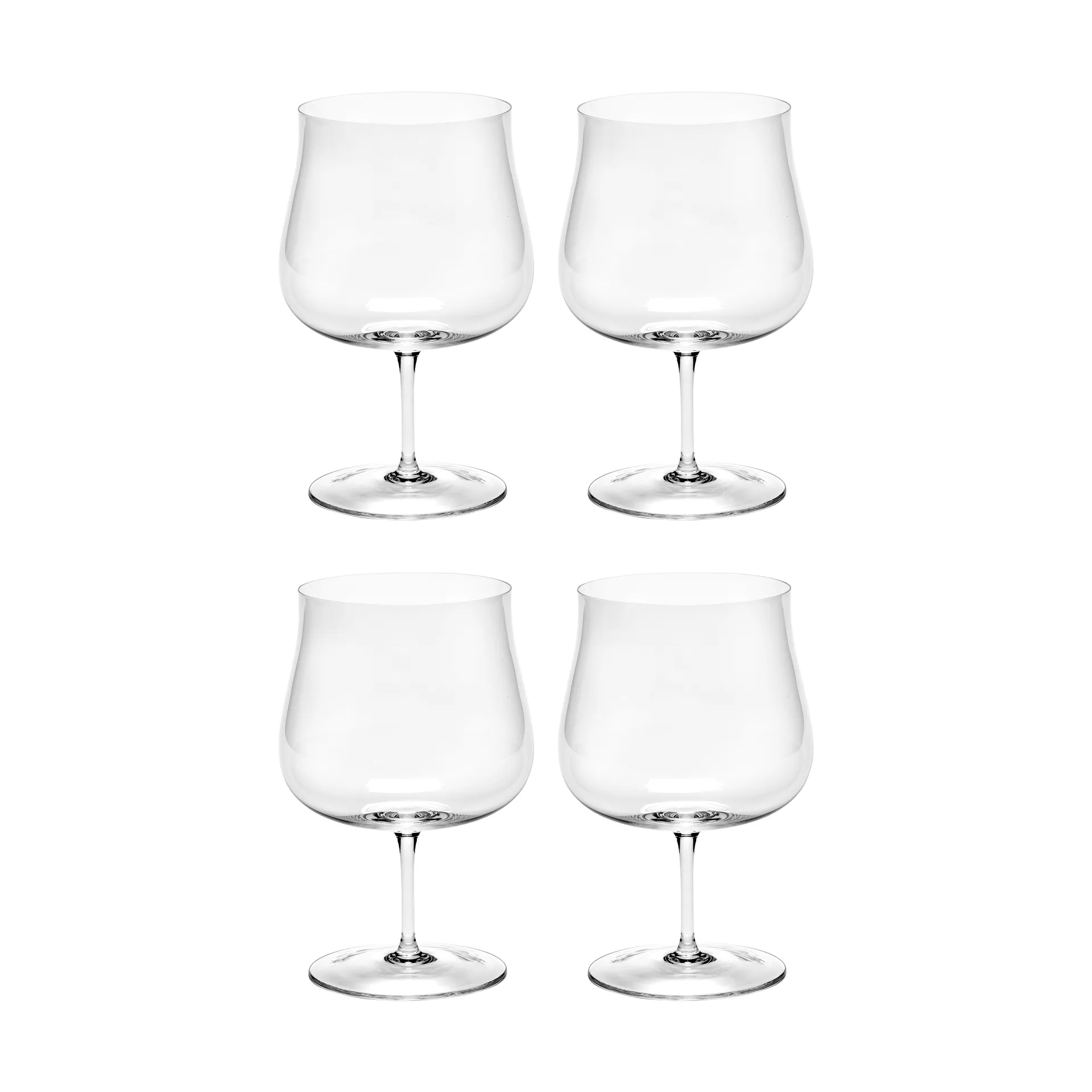 Silhouette Bourgogne vinglas 73 cl 4-pack, Clear Serax