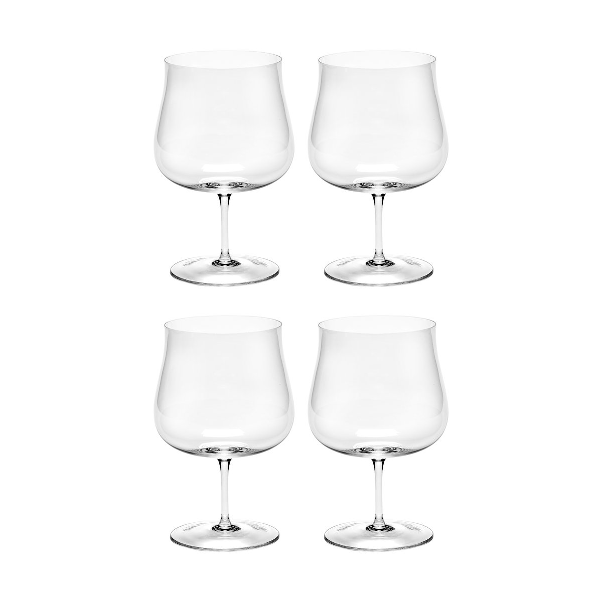 Serax Silhouette Bourgogne vinglas 73 cl 4-pack Clear