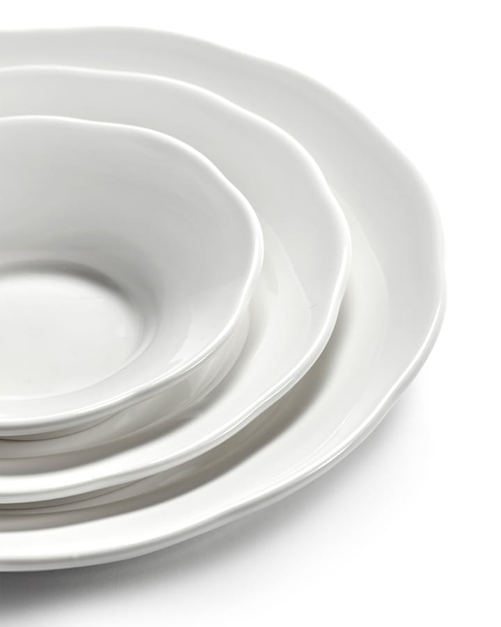 Silhouette djup sidotallrik S Ø10,5 cm 4-pack, White Serax