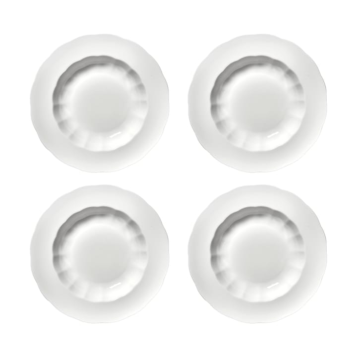 Silhouette djup tallrik L Ø27 cm 4-pack - White - Serax