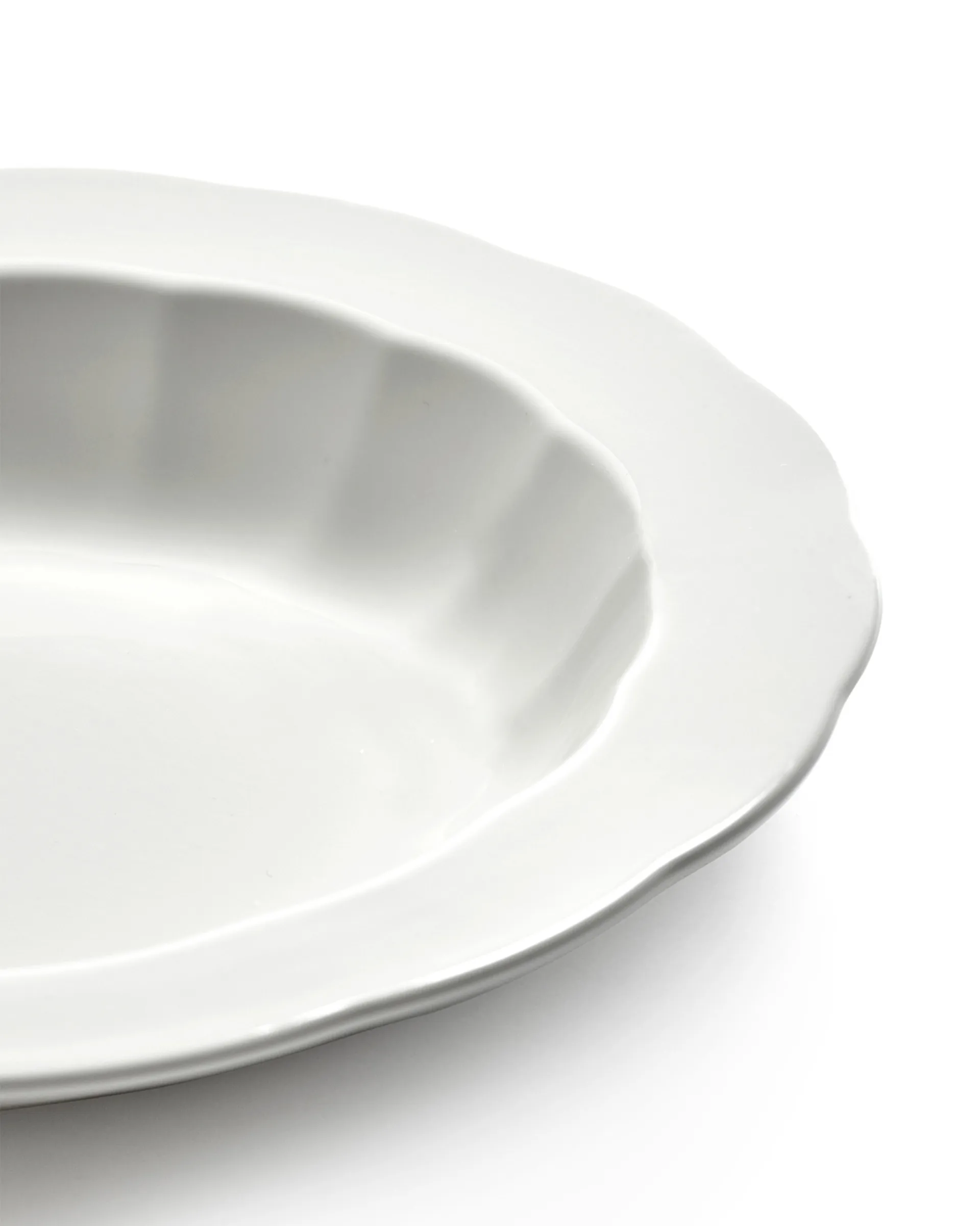 Silhouette djup tallrik L Ø27 cm 4-pack, White Serax
