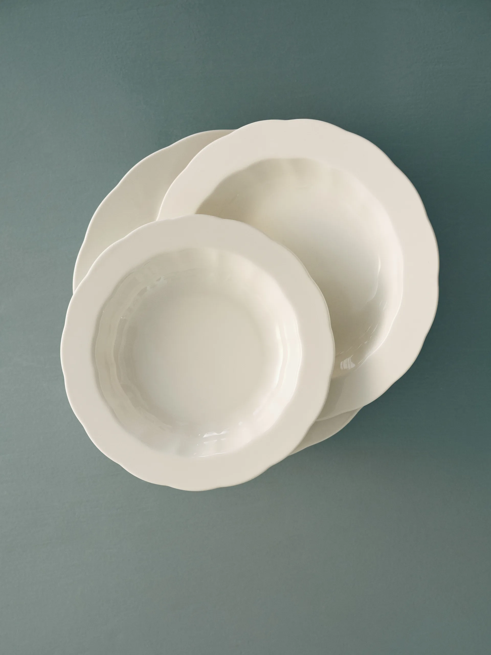 Silhouette djup tallrik L Ø27 cm 4-pack, White Serax