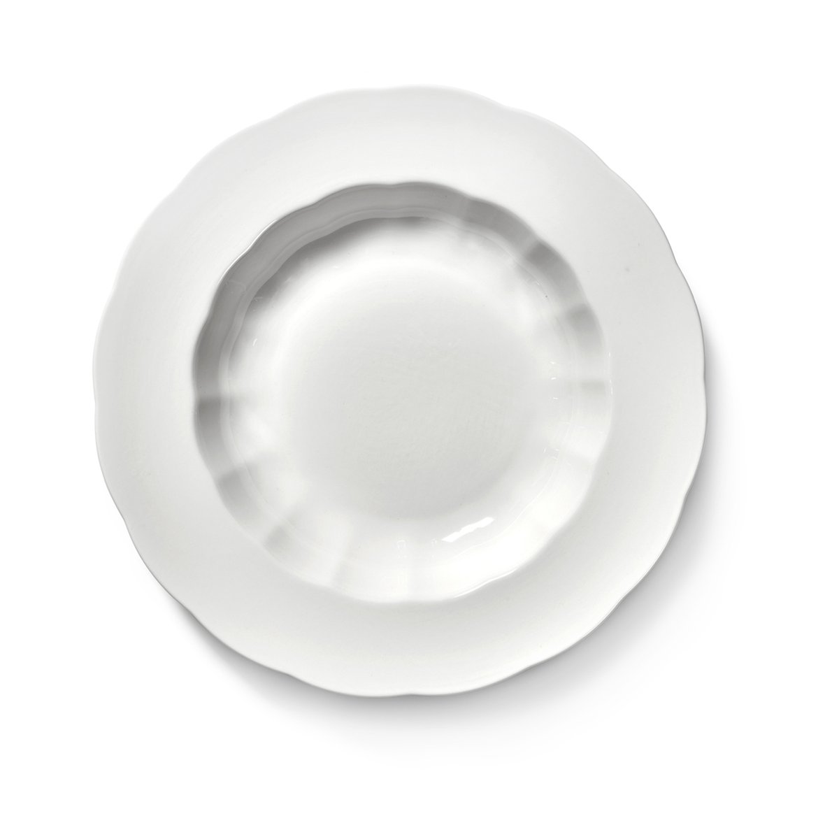 Serax Silhouette djup tallrik L 27 cm White | Skandinavisk Design | Djupa tallrikar | Vit