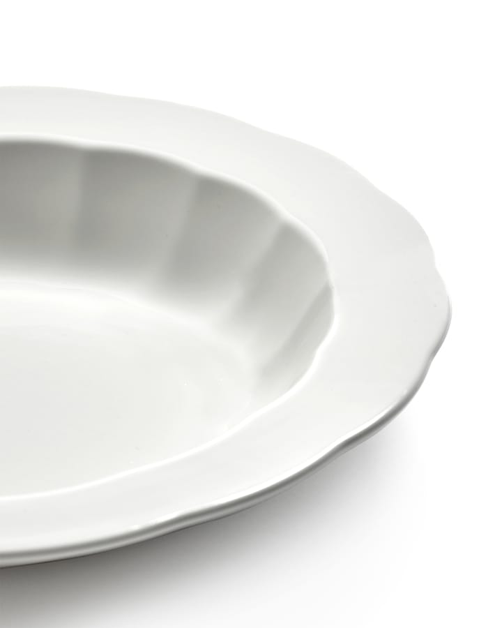 Silhouette djup tallrik M Ø23,7 cm 4-pack, White Serax