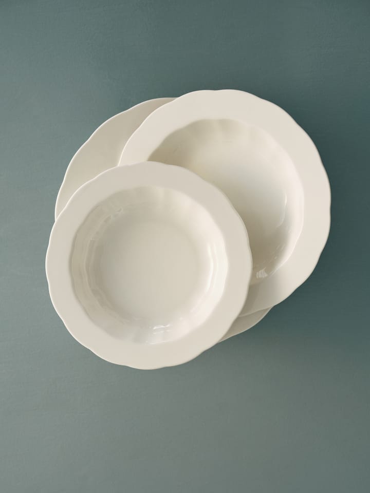 Silhouette djup tallrik M Ø23,7 cm 4-pack, White Serax