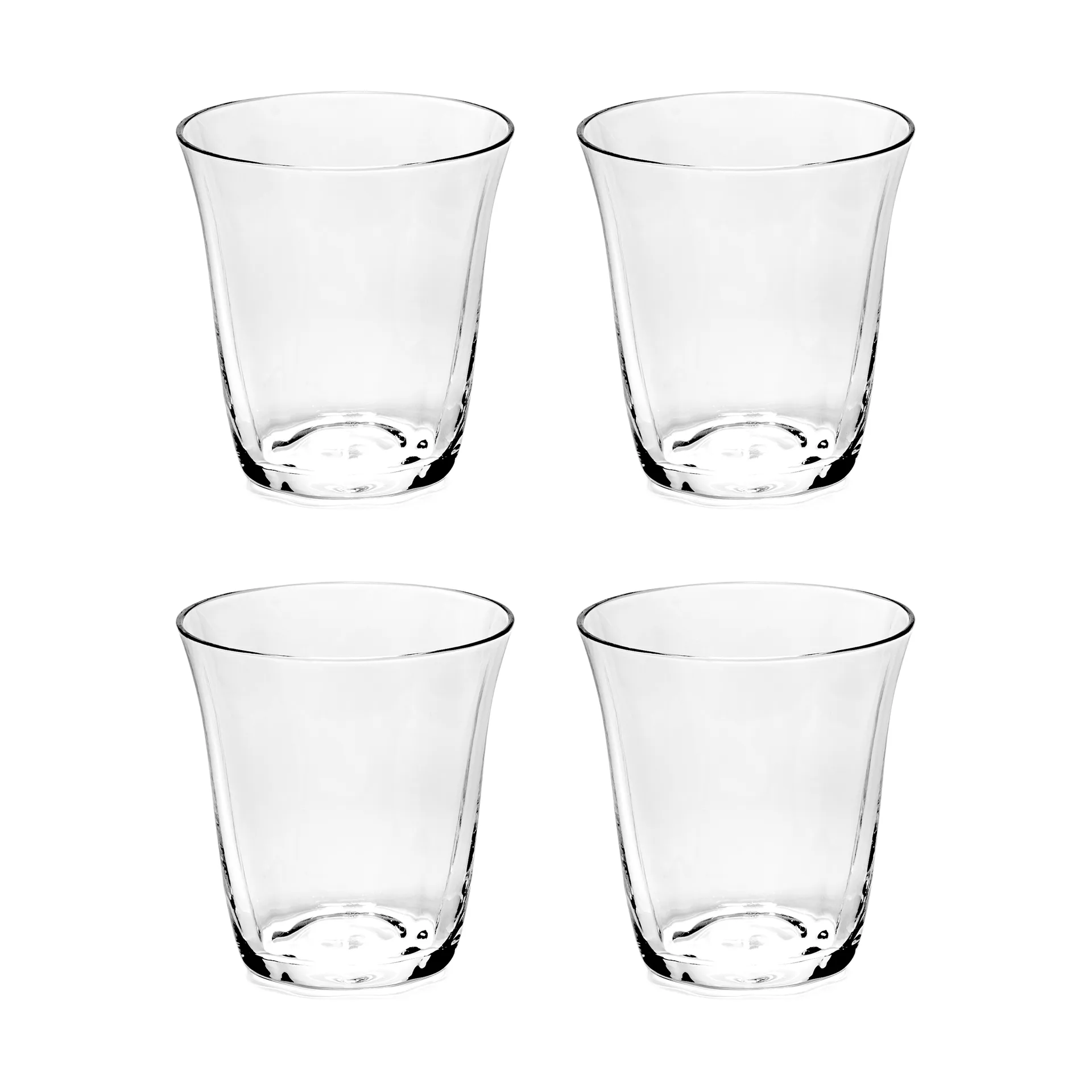 Silhouette dubbel espressoglas 11 cl 4-pack, Clear Serax