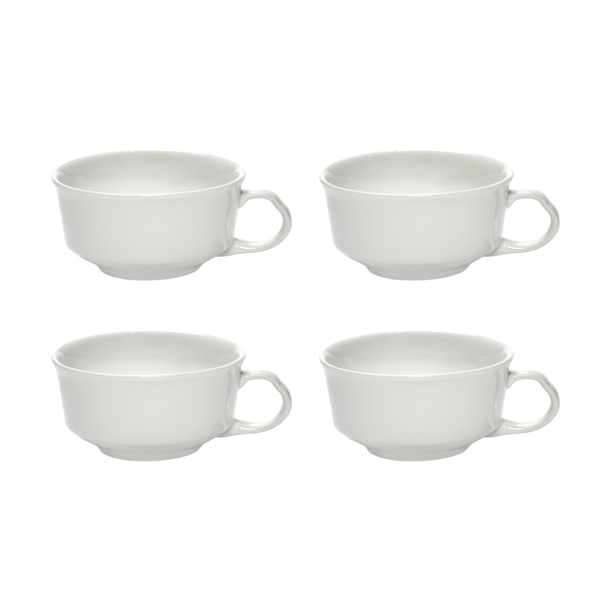 Serax Silhouette espressokopp 10 cl 4-pack White | Skandinavisk Design | Espressokoppar | Vit