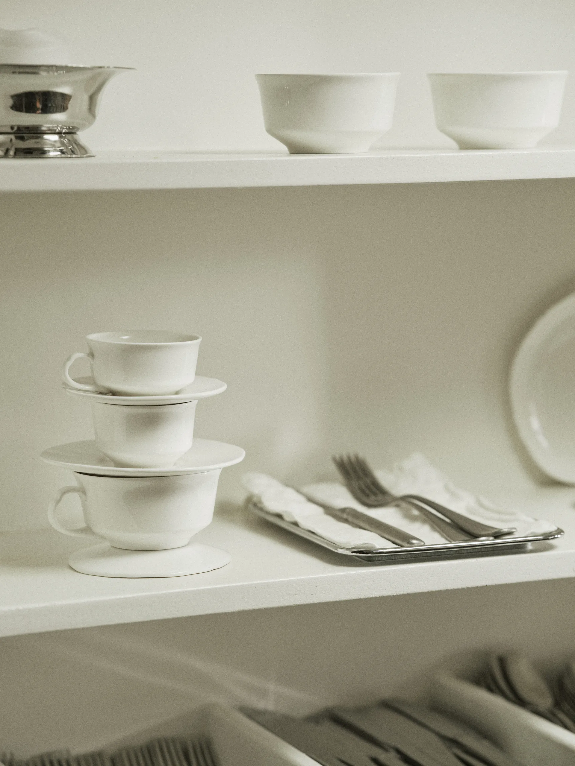 Silhouette espressokopp 10 cl 4-pack, White Serax