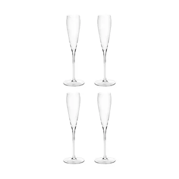 Silhouette flute champagneglas 15 cl 4-pack - Clear - Serax