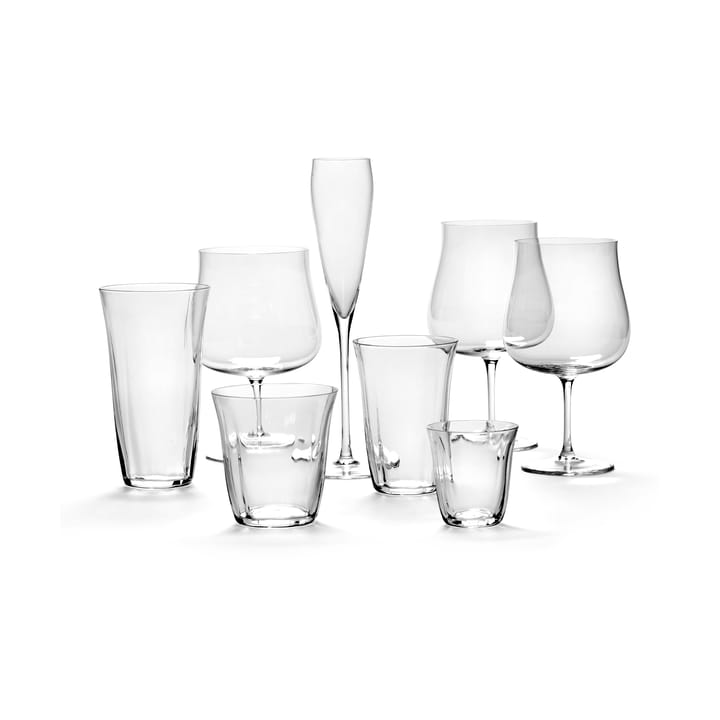 Silhouette flute champagneglas 15 cl 4-pack, Clear Serax