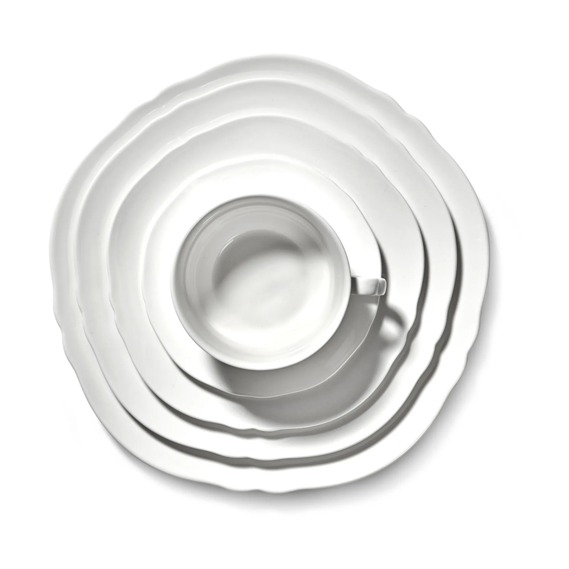 Silhouette kaffekopp 19 cl 4-pack, White Serax