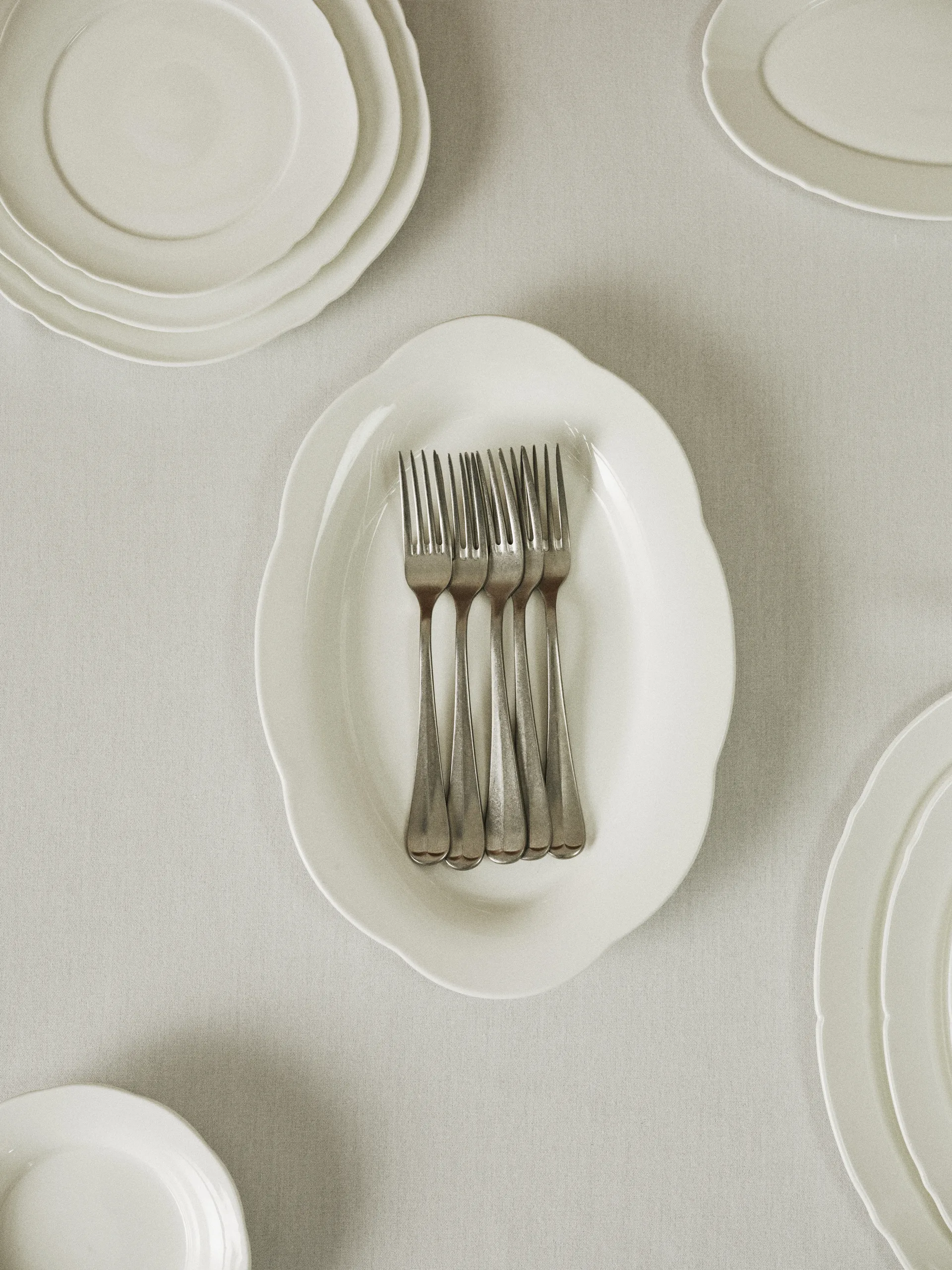 Silhouette oval djup tallrik L 21x30 cm 2-pack, White Serax