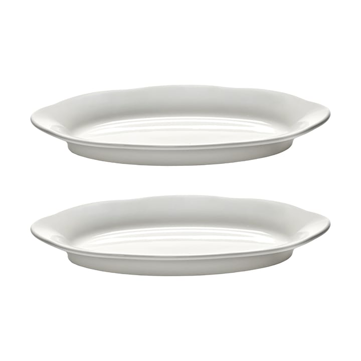Silhouette oval djup tallrik S 10x18,5 cm 2-pack - White - Serax