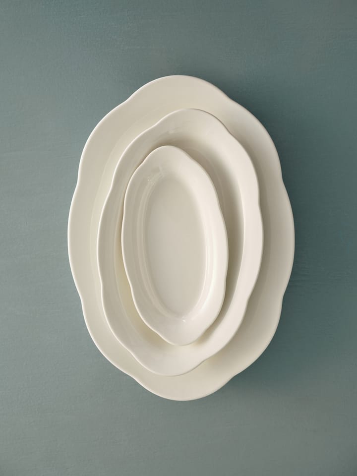 Silhouette oval djup tallrik S 10x18,5 cm 2-pack, White Serax