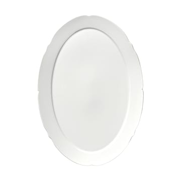 Silhouette oval tallrik L 21x30 cm 4-pack - White - Serax