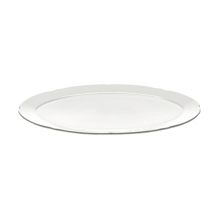 Silhouette oval tallrik L 21x30 cm - White - Serax