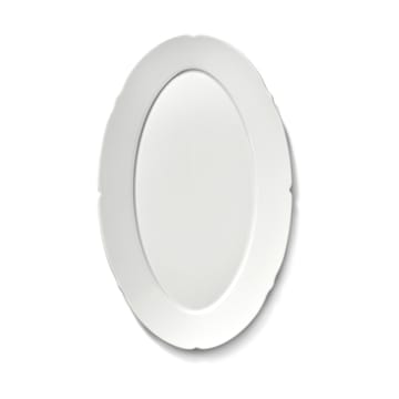 Silhouette oval tallrik M 15x24,5 cm - White - Serax