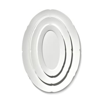 Silhouette oval tallrik S 10x18,5 cm 4-pack - White - Serax
