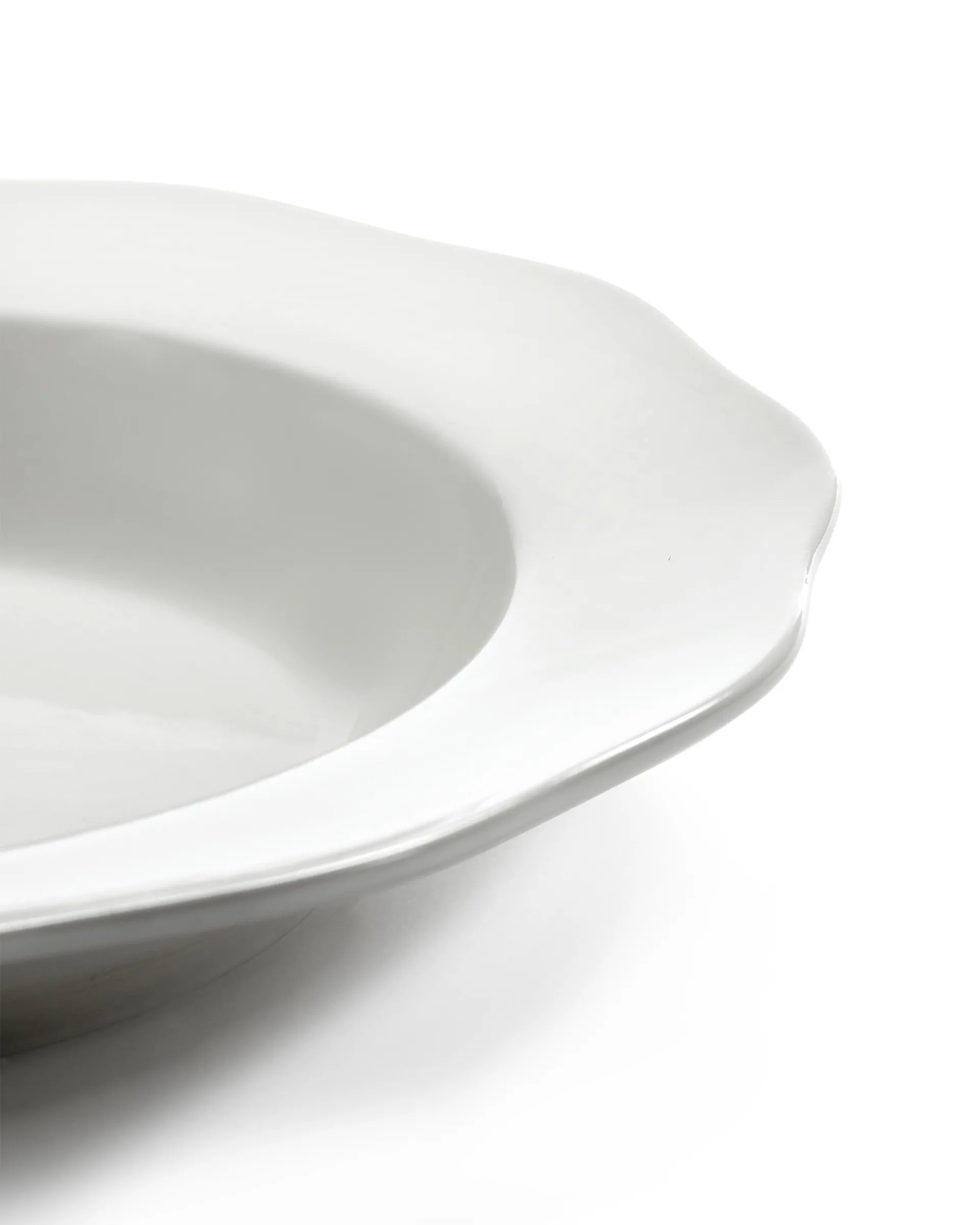 Silhouette pasta tallrik Ø22 cm 4-pack, White Serax