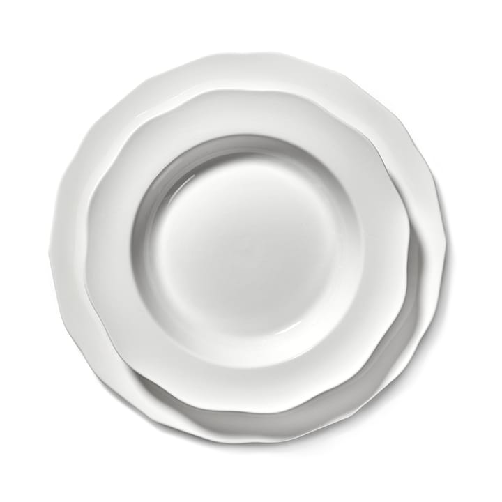 Silhouette pasta tallrik Ø22 cm 4-pack, White Serax