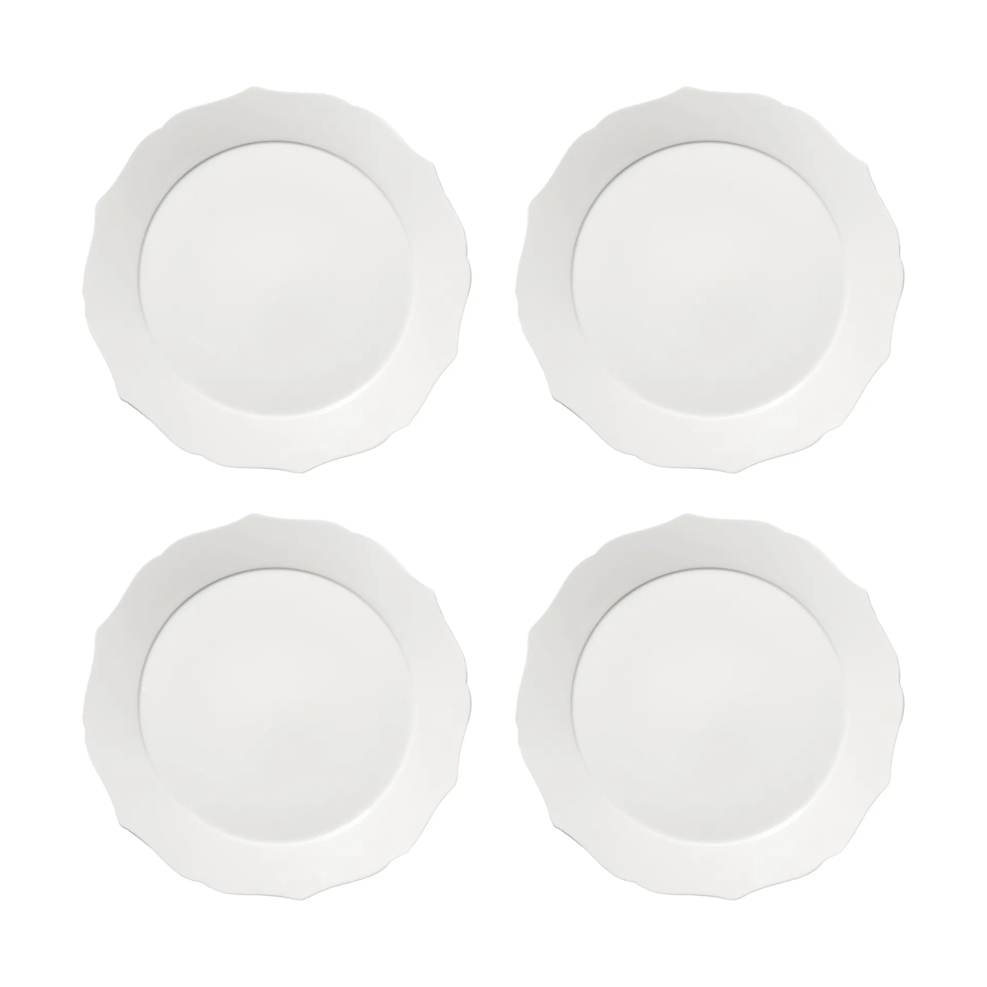 Silhouette tallrik L Ø26 cm 4-pack, White Serax