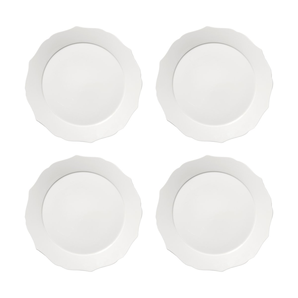 Serax Silhouette tallrik L 26 cm 4-pack White | Skandinavisk Design | Mattallrikar | Vit