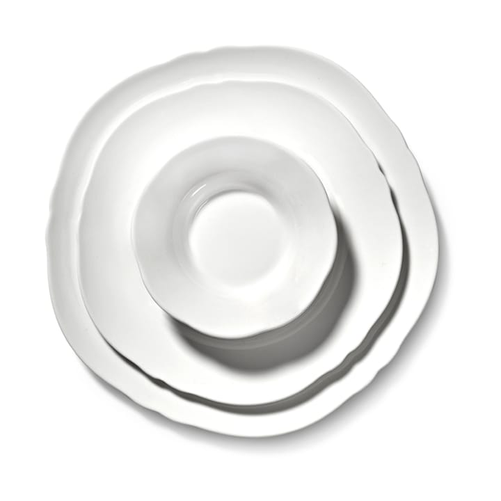 Silhouette tallrik M Ø23,5 cm 4-pack, White Serax