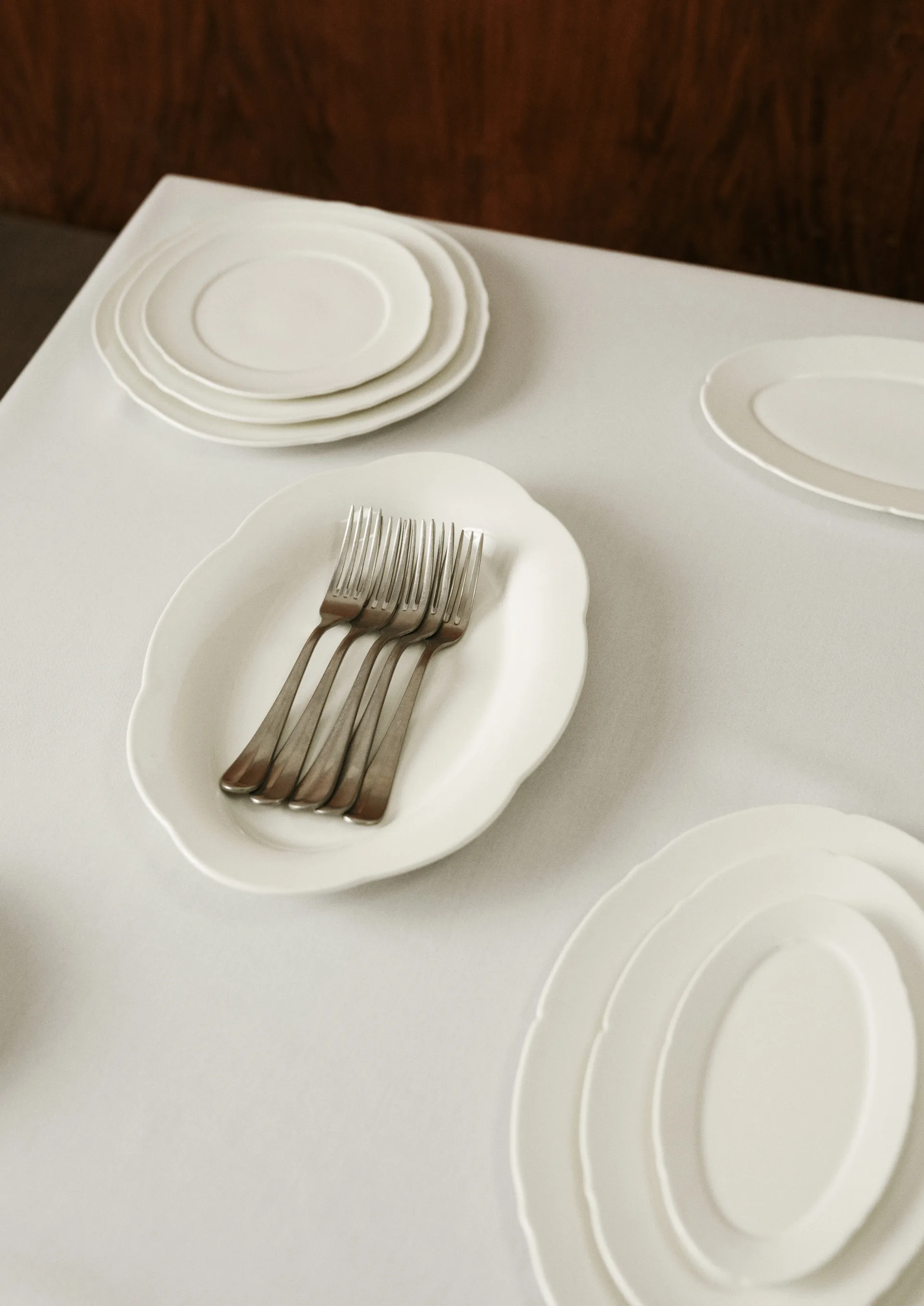 Silhouette tallrik XS Ø17 cm 4-pack, White Serax
