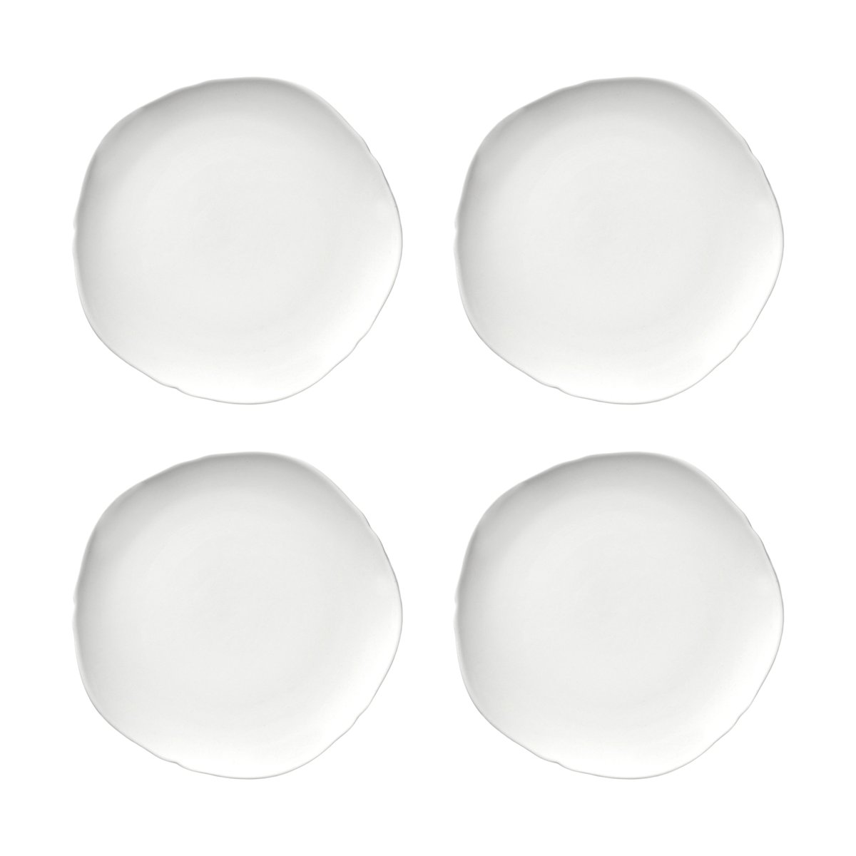 Serax Silhouette tallrik XXS 15 cm 4-pack White | Skandinavisk Design | Assietter | Vit